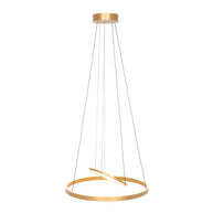 Hanglamp Ringlux 3514GO Goud 60cm met binnenplaat