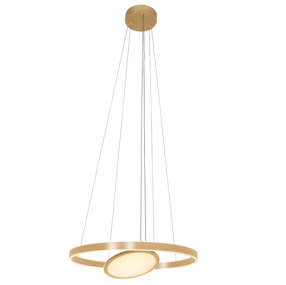 Hanglamp Ringlux 3514GO Goud 60cm met binnenplaat