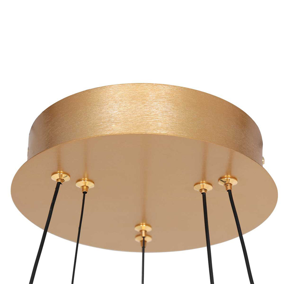 Hanglamp Ringlux 3514GO Goud 60cm met binnenplaat