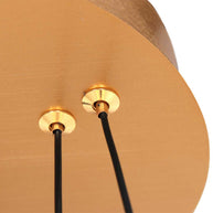 Hanglamp Ringlux 3514GO Goud 60cm met binnenplaat