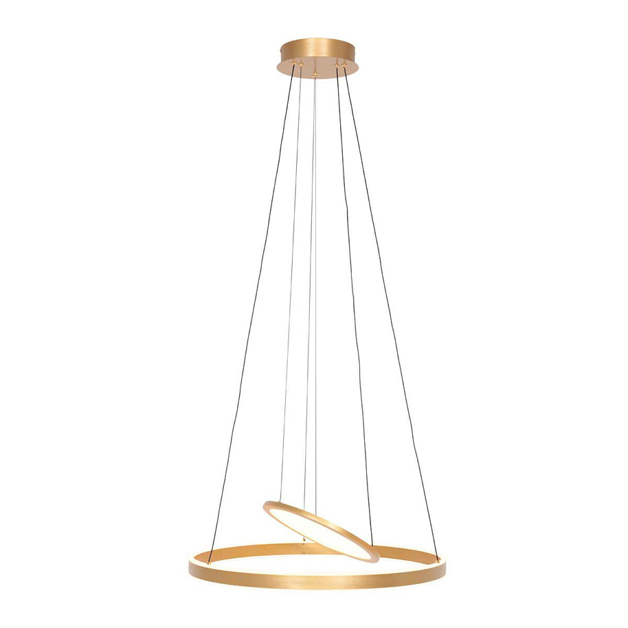 Hanglamp Ringlux 3514GO Goud 60cm met binnenplaat