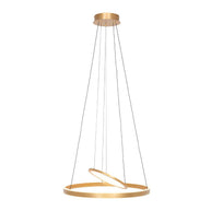 Hanglamp Ringlux 3514GO Goud 60cm met binnenplaat