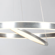 Hanglamp Ringlux 3514ST staal 60 cm met binnenplaat