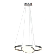 Hanglamp Ringlux 3514ST staal 60 cm met binnenplaat