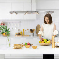 Hanglamp Soleil 3516ST Staal 4000 Lumen