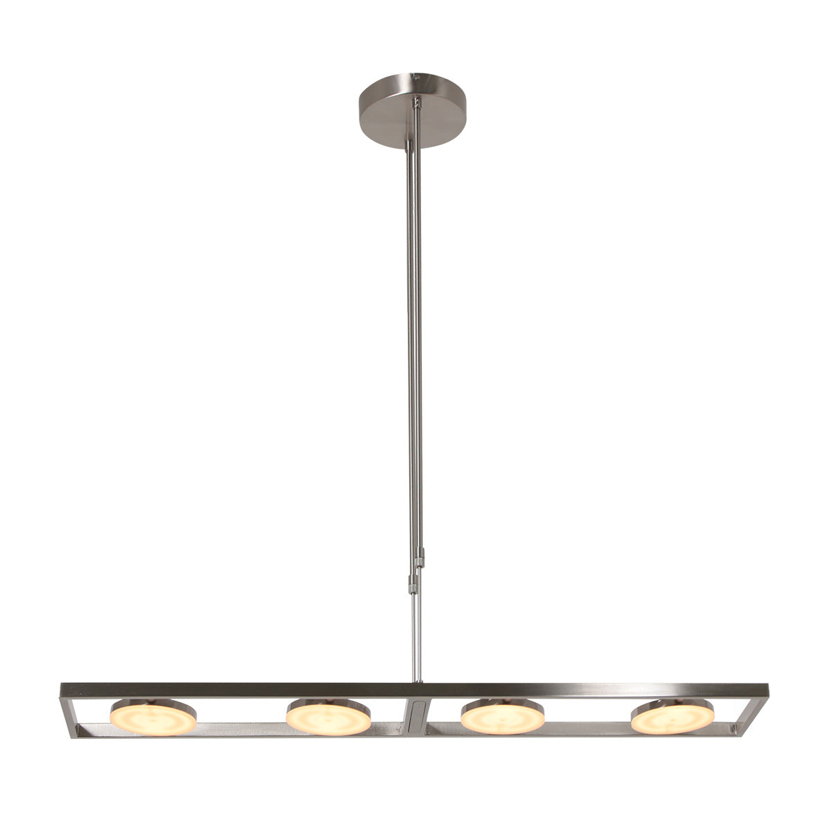 Hanglamp Soleil 3516ST Staal 4000 Lumen
