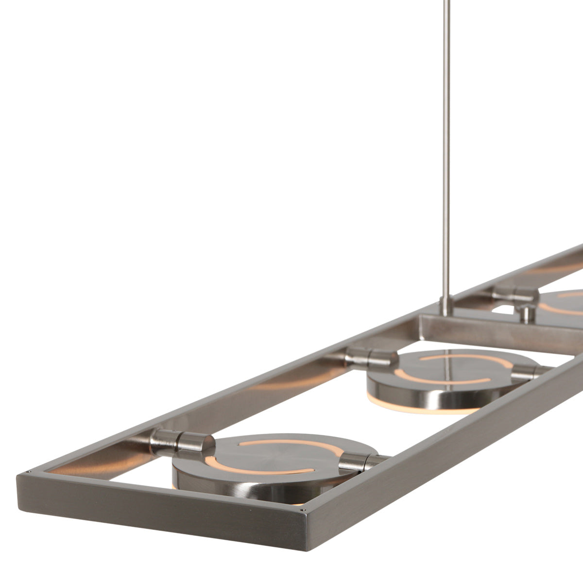 Hanglamp Soleil 3516ST Staal 4000 Lumen