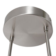 Hanglamp Soleil 3516ST Staal 4000 Lumen