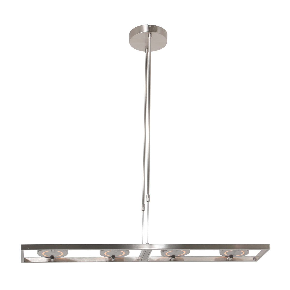 Hanglamp Soleil 3516ST Staal 4000 Lumen