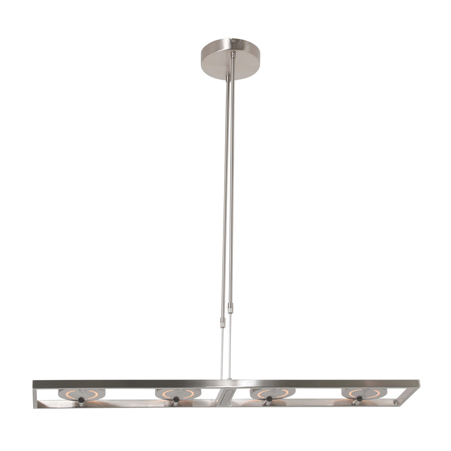 Hanglamp Soleil 3516ST Staal 4000 Lumen