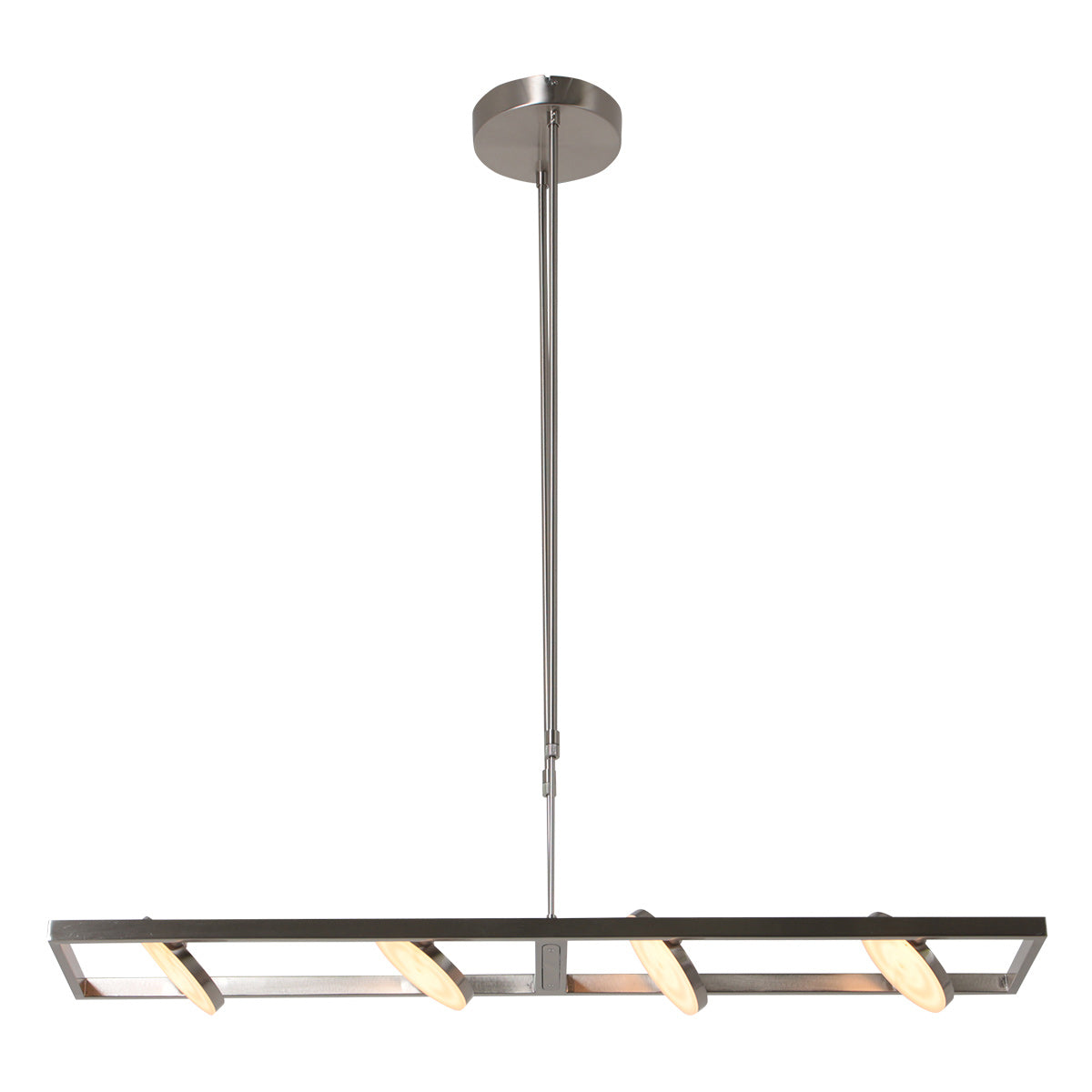 Hanglamp Soleil 3516ST Staal 4000 Lumen