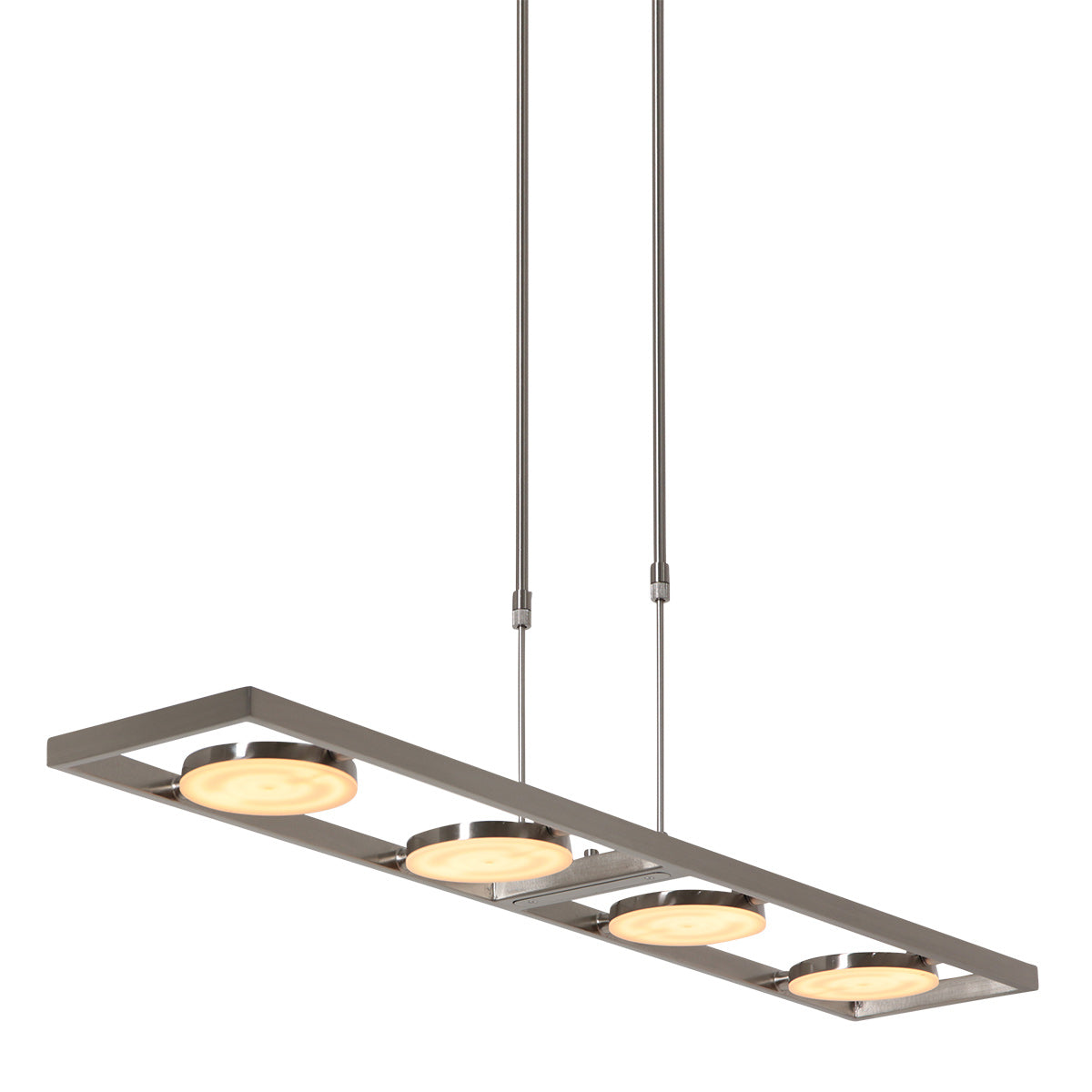 Hanglamp Soleil 3516ST Staal 4000 Lumen