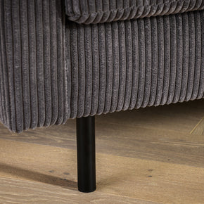 3-zitsbank CL L+R, stof RIB, R230 antraciet
