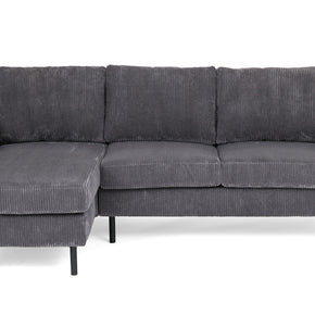 3-zitsbank CL L+R, stof RIB, R230 antraciet