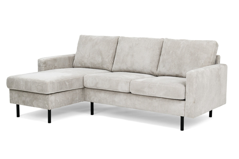3-zitsbank CL L+R, stof RIB, R920 naturel