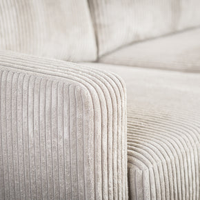 3-zitsbank CL L+R, stof RIB, R920 naturel