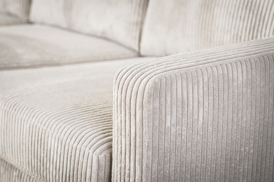 3-zitsbank CL L+R, stof RIB, R920 naturel
