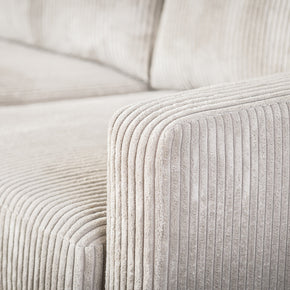 3-zitsbank CL L+R, stof RIB, R920 naturel