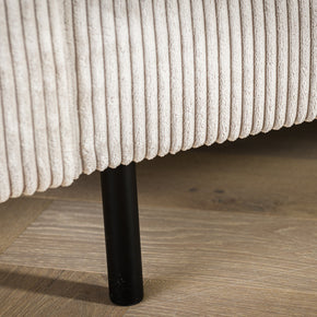3-zitsbank CL L+R, stof RIB, R920 naturel