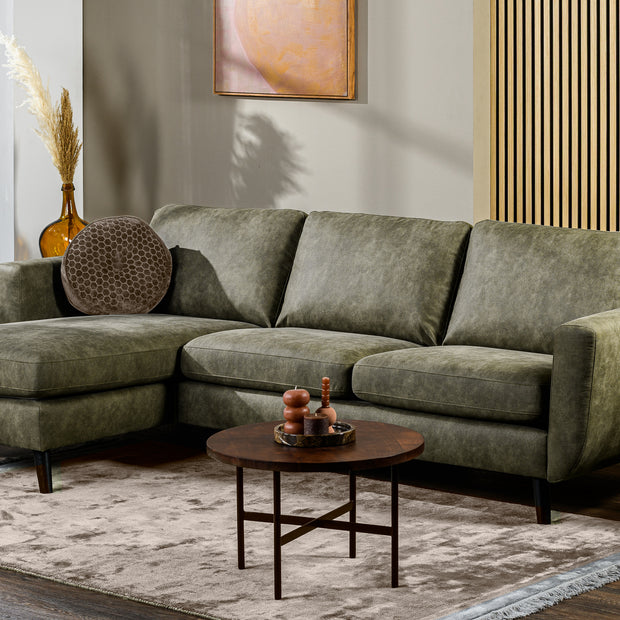 3-zitsbank CL L+R, stof Savannah S156 groen