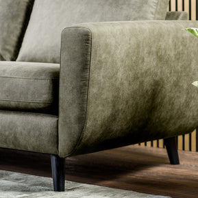 3-zitsbank CL L+R, stof Savannah S156 groen