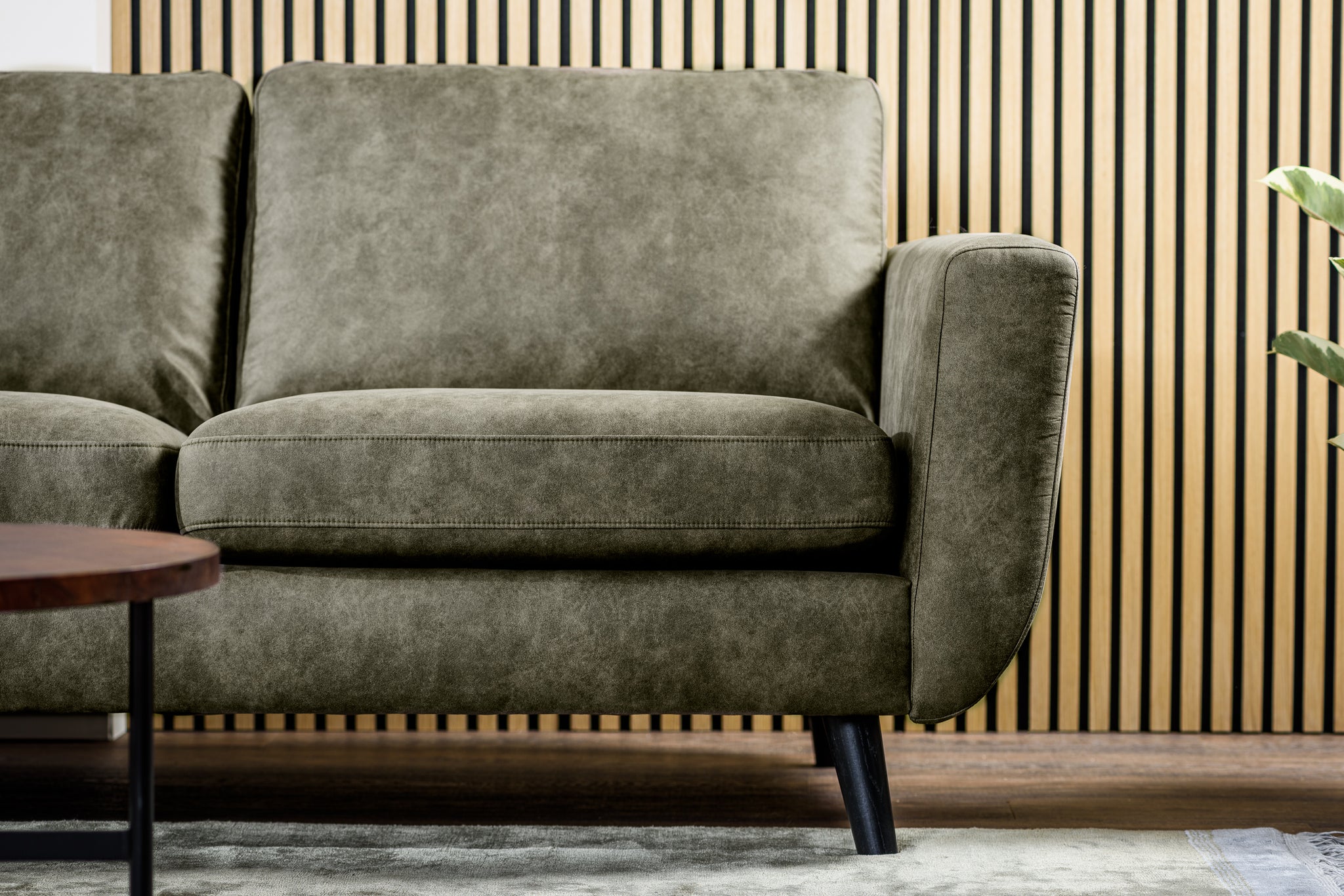 3-zitsbank CL L+R, stof Savannah S156 groen