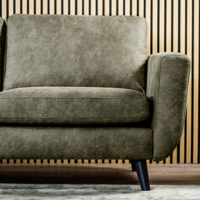 3-zitsbank CL L+R, stof Savannah S156 groen