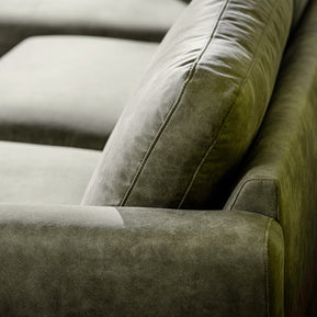 3-zitsbank CL L+R, stof Savannah S156 groen