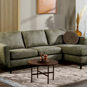 3-zitsbank CL L+R, stof Savannah S156 groen