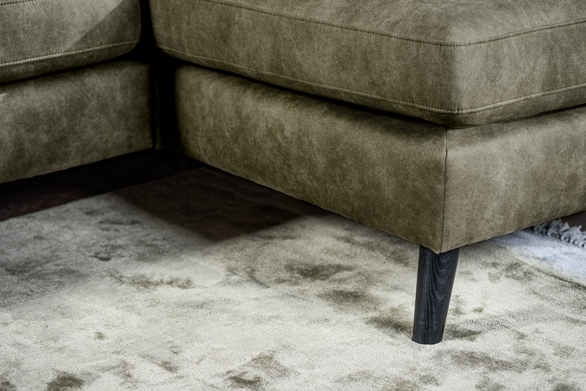 3-zitsbank CL L+R, stof Savannah S156 groen