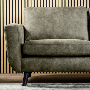 3-zitsbank CL L+R, stof Savannah S156 groen