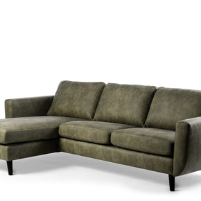 3-zitsbank CL L+R, stof Savannah S156 groen