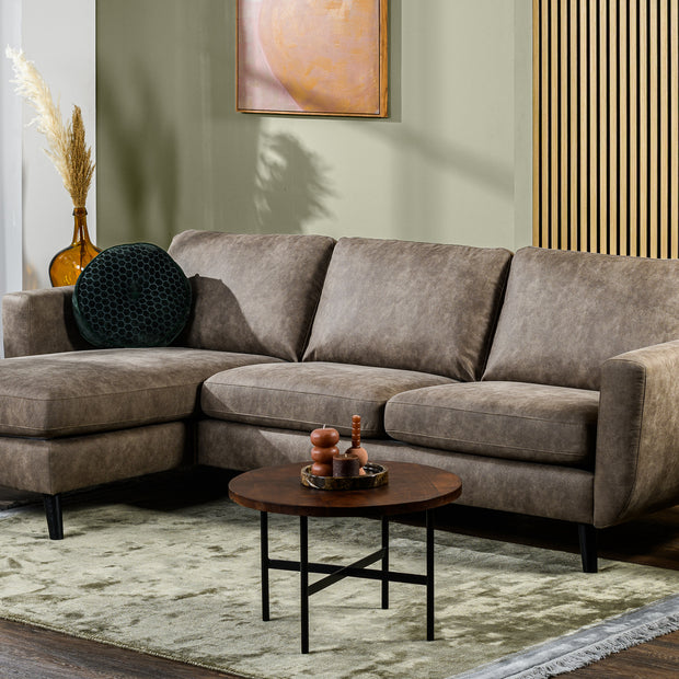 3-zitsbank CL L+R, stof Savannah S520 taupe