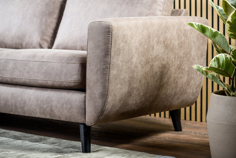 3-zitsbank CL L+R, stof Savannah S520 taupe