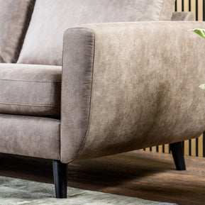 3-zitsbank CL L+R, stof Savannah S520 taupe
