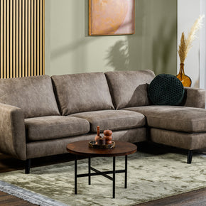 3-zitsbank CL L+R, stof Savannah S520 taupe