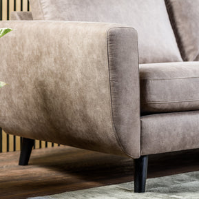 3-zitsbank CL L+R, stof Savannah S520 taupe