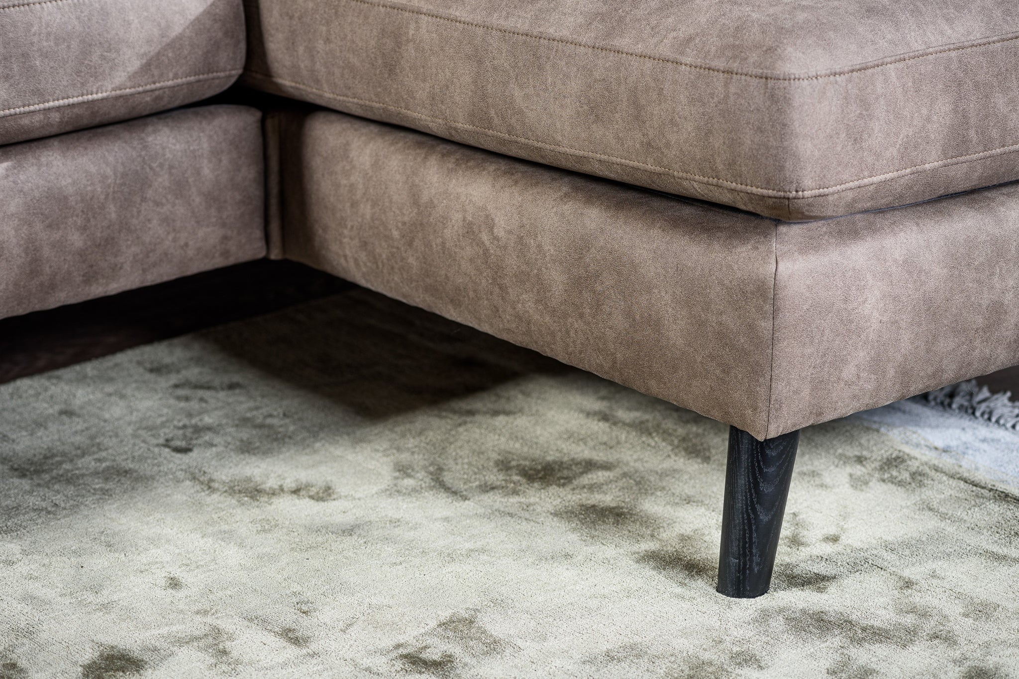 3-zitsbank CL L+R, stof Savannah S520 taupe