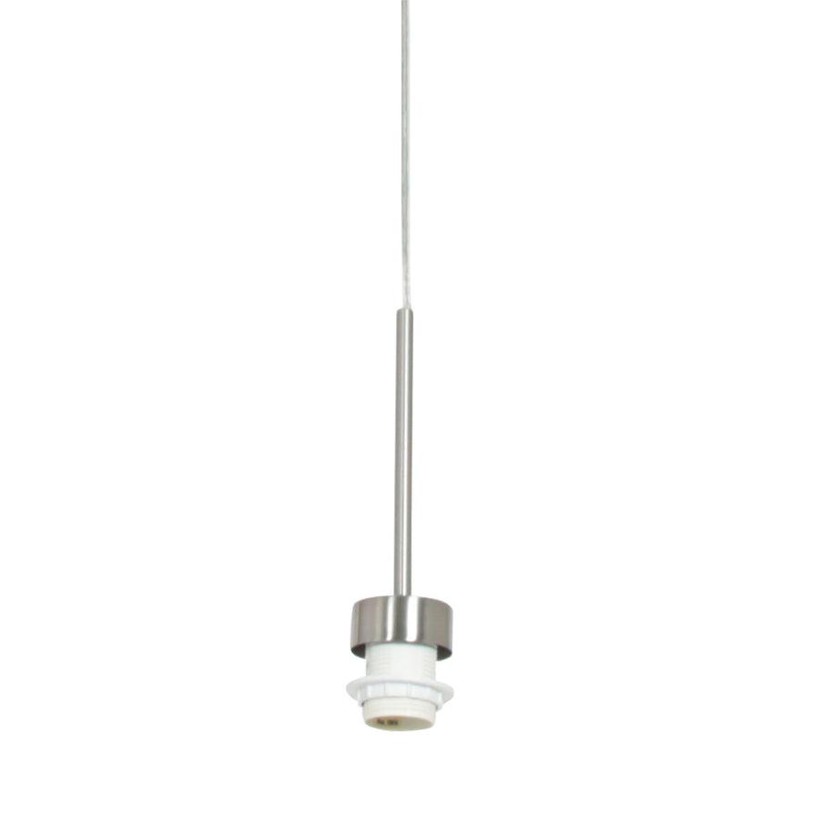 Hanglamp Sparkled Light 3602ST staalkleurige pendel zonder kap