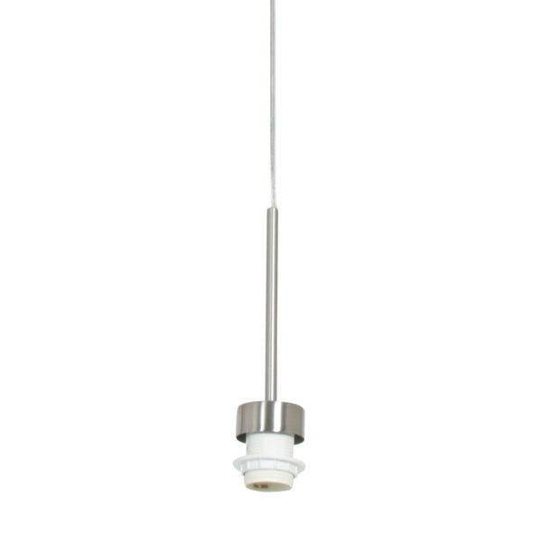 Hanglamp Sparkled Light 3602ST staalkleurige pendel zonder kap