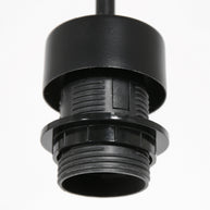 Hanglamp Sparkled Light 3602ZW zwarte pendel zonder kap
