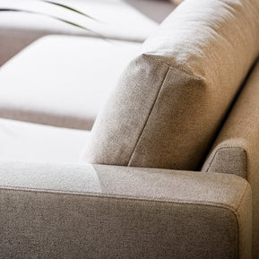 3-zitsbank CL L+R, stof Chloe, C460 beige