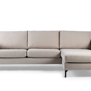 3-zitsbank CL L+R, stof Chloe, C460 beige