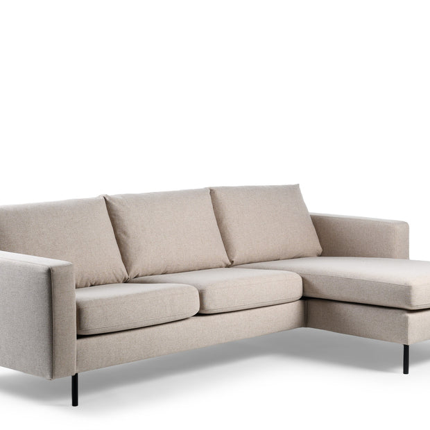 3-zitsbank CL L+R, stof Chloe, C460 beige