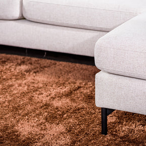 3-zitsbank CL L+R, stof Chloe, C460 beige