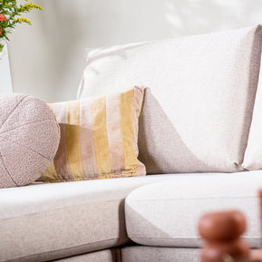 3-zitsbank CL L+R, stof Chloe, C460 beige