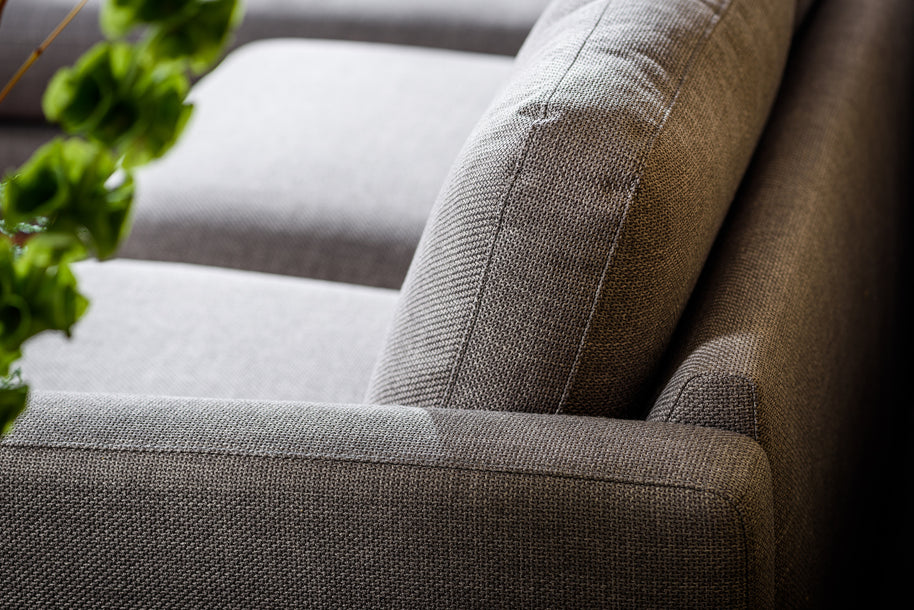 3-zitsbank CL L+R, stof Woven, W520 taupe