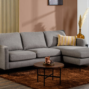 3-zitsbank CL L+R, stof Woven, W520 taupe