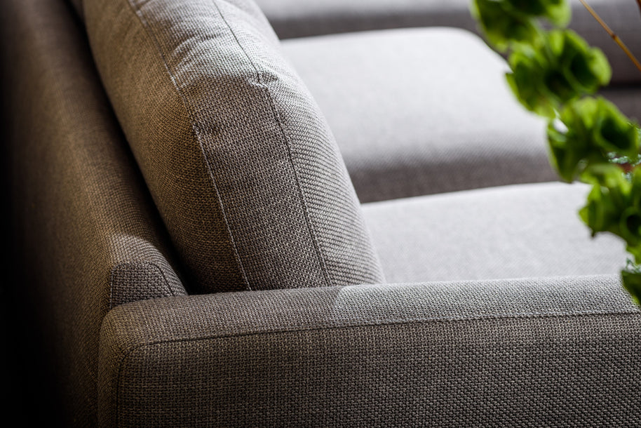 3-zitsbank CL L+R, stof Woven, W520 taupe