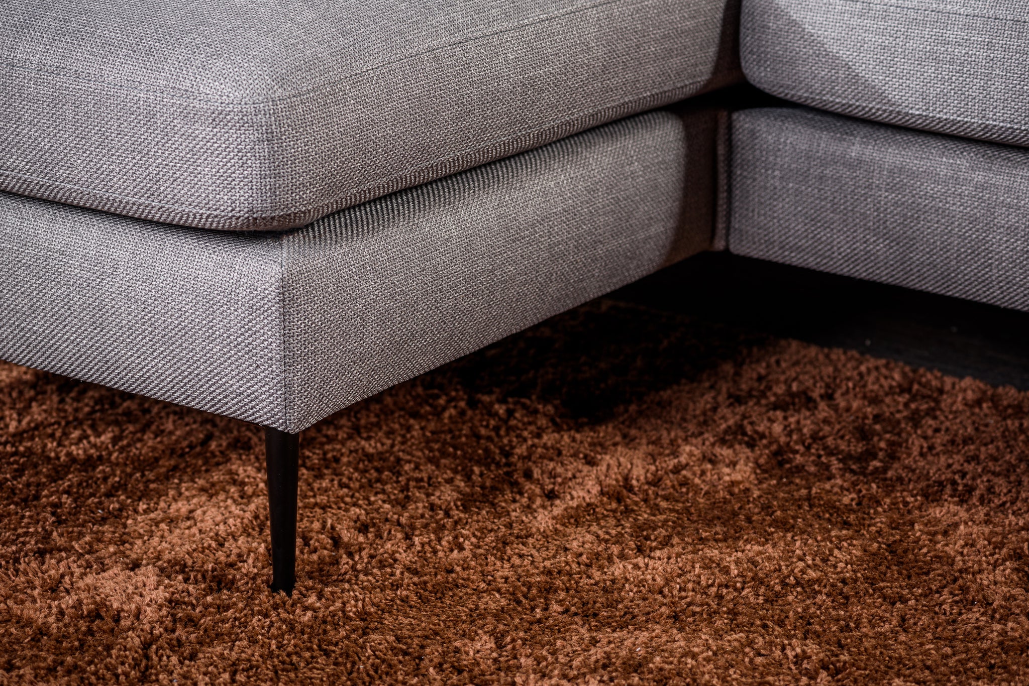 3-zitsbank CL L+R, stof Woven, W520 taupe